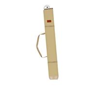 Almencla Custodia Portatile Pieghevole per Canne da Pesca, Realizzata in Tela Resistente con Design Elastico per Riporre Canne, Mulinelli E Attrezzatura, Ideal, 120 cm Beige
