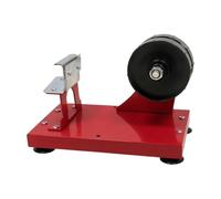 Almencla Dispenser da Tavolo in Met per Nastro Adesivo Resistente Dispenser di Nastro Adesivo a Doppio Rullo Pesante Taglianastro per Spedizioni, Rosso