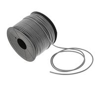 Almencla Elastico 1 Bobina 4mm PVC Plastica Saldatura Tondino Filo Tondo per Pavimento in PVC Colore 5 - Grigio