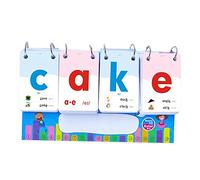 Almencla English Phonics Card Flashcard Lettere Parole Calendario Scritta Carta Materiale Carta Adatto a Apprendimento Bambini Attività Genitori Insegnanti Scu, 4 Ortografia