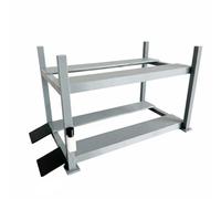 Almencla Espositore Veicoli Scaffale Parcheggio Supporto Auto Modello Rastrelliera Diorama Doppio Ripiano Plastica Ingegneristica Ordinato Adatto a Collezionisti Fotografia Scrivania Libreria, Gray