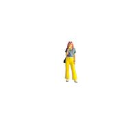 Almencla Figurina in 1:64 | ate, figurina in miniatura Diorama, Leggere, Modellini di Persone, per Esposizione, Plastici Ferroviari, Ragazza Gelato