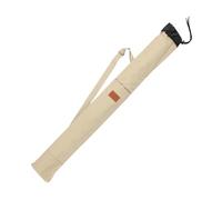 Almencla Fishing Pole Storage Bag Borsa Porta Canne da Pesca Organizer Compartimenti Tasche Portatile Tela Durevole per Accessori Pesca Adatto a Regalo Escursi, Beige 130cm
