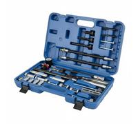 Almencla Guarnizione Valvola Motore Kit Servizio Completo Motore Set Attrezzi Compressore Molle Adattatori Manometro Precisione Acciaio 45 per Interventi Senza