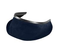 Almencla Helmet Bib Protezione Collo Avvolgente Scaldacollo Fiamma Resistente Facile Installazione in Finta Pelle Adatto per Saldatura Professionale Of, Blu Scuro