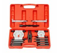 Almencla Kit Estrattore Cuscinetti Regolabile Struttura in Acciaio cromo-vanio, Separatore di Cuscinetti con Valigetta, Robusto, Atzzi, per Officina, Garage, SET Da 14 Pezzi