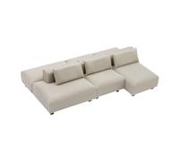 Almencla Miniatura Divano Casa Delle Bambole Miniatura Sofa Moderno Giocattolo Modello Cuscino Decorativo Scena Stanza Ornamentale Adatto per Esposizione E Amb, M 2 Rows Cloth