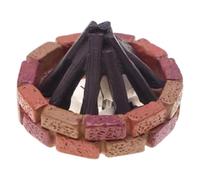 Almencla Ornamento per Falò in Miniatura, Simulazione Realistica, Modello di Falò a LED Finto