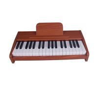 Almencla Pianoforte Digitale Portatile in Legno per Bambini, Regalo di Compleanno, Strumento Musicale Educativo Multifunzionale, 37 tasti B