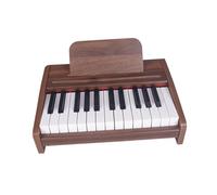 Almencla Pianoforte Digitale Portatile in Legno per Bambini, Regalo di Compleanno, Strumento Musicale Educativo Multifunzionale, 25 chiaviA