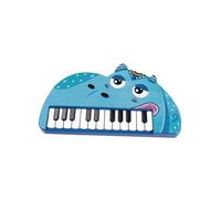 Almencla Pianoforte Educativo per Bambini E Bambine, Tastiera Musicale con Suoni, Note Ed Effetti Luminosi. Regalo Didattico, ippopotamo