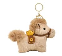 Almencla Portachiavi a Forma di Borsa a Forma di Cavallo, Giocattolo per Festival, Marrone