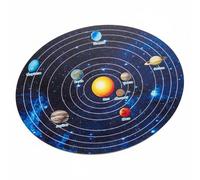 Almencla Puzzle Pianeti Solar Board Educativo Gioco Interattivo Movimento Scorrevole Abilità Manuale Problem Solving Adatto per Tavolo Soggiorno Bambini, Pianeti Rotondi