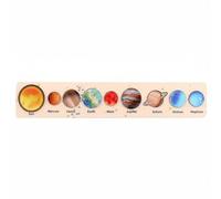 Almencla Puzzle Pianeti Solar Board Educativo Gioco Interattivo Movimento Scorrevole Abilità Manuale Problem Solving Adatto per Tavolo Soggiorno Bambini, Pianeti D