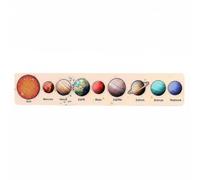 Almencla Puzzle Pianeti Solar Board Educativo Gioco Interattivo Movimento Scorrevole Abilità Manuale Problem Solving Adatto per Tavolo Soggiorno Bambini, Pianeti H