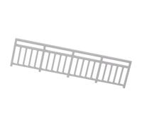 Almencla Ringhiera per Balcone, Modello di Recinzione in Miniatura in PP, Multiuso, Robusta, per Bambini, Giardino delle Fate Fai da Te, Accessori per Lavori C, 9.1x2.2 Cm