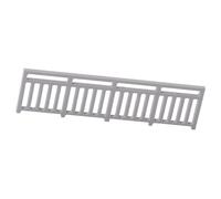 Almencla Ringhiera per Balcone, Modello di Recinzione in Miniatura in PP, Multiuso, Robusta, per Bambini, Giardino delle Fate Fai da Te, Accessori per Lavori C, 6.1x1.6 Cm