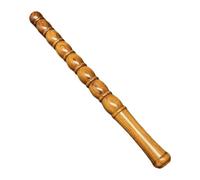Almencla Rullo massaggiante in legno, strumento per massaggio leggero e portatile, ideale per schiena, polsi, braccia, corpo intero, gambe e cosce, 39 Cm