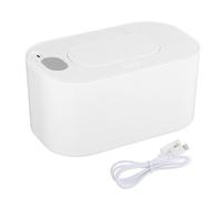 Almencla Scalda Salviette Umidificate con Display a Dispenser per Salviette Umidificate per Auto E Casa, Meccanico bianco, Taglia unica