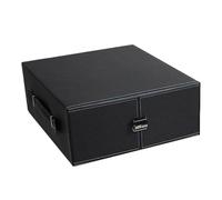 Almencla Scatola Porta-Carte collezionabili con 3 divisori, Custodia Protettiva per Esposizione, Pratica e Robusta, per Carte collezionabili con bustina, Grigio