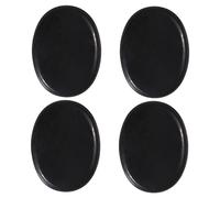 Almencla Set Da 4 Pezzi per Massaggio Caldo, Pietre Riscaldate, Trattamento Spa, Relax, 6x8x1,8 cm