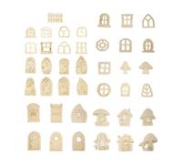 Almencla Set di 5 Elfi in Miniatura, Decorazione per Casa Delle Bambole E Progetti Creativi.