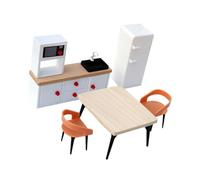 Almencla Set di Mobili in Miniatura per Casa delle Bambole, Giocattolo per Il Gioco di Ruolo, Componenti Fai-da-Te, Decorazioni per Casa delle Bambole, Giocatt, Bianco