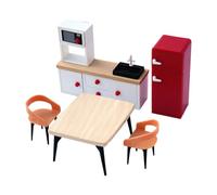 Almencla Set di Mobili in Miniatura per Casa delle Bambole, Giocattolo per Il Gioco di Ruolo, Componenti Fai-da-Te, Decorazioni per Casa delle Bambole, Giocatt, Rosso