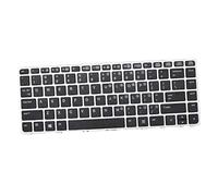 Almencla Tastiera Compatibile per Laptop EliteBook Folio 9470m, Nero, USB, Retroilluminata