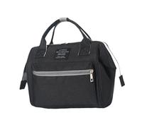 Almencla Zaino Fasciatoio Borsa Pannolini Tote Piccola Portatile Organizer Bambini Grande Capacità Tessuto Oxford per Mamme E Papà Adatto a Viaggio Spostamenti, Buio, Taglia unica bambino