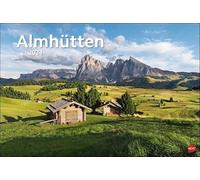Almhütten Edition 2024. Accoglienti capanne di fronte al panorama mozzafiato delle montagne: un calendario fotografico per escursionisti e proprietari di cottage.