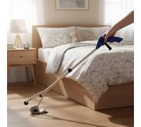 Almineez Raccoglitore pieghevole per lettiera, extra lungo, strumento per raccogliere i rifiuti, leggero, forte presa a ventosa, artiglio largo 12,7 cm, ganascia antiscivolo, aiutante per giardini