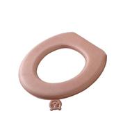 ALMLEU Copri Tavoletta WC Copriwater Impermeabile in Eva da 2 Pezzi, con Quattro Cuscinetti universali, Tipo Pasta, Accessori(Color 1)