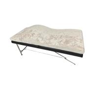 ALMLEU Cotone Soffici Bellezza Materasso Ciglia for lettino da massaggio in velluto con estensione curva for salone di bellezza(Ice Brown Topper,180x60cm)