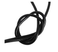 ALMLEU Lacci Cuoio Corde Nere a Filo Singolo Corda con Tondo da 1,5/3/4/5/6 mm for la Realizzazione di collane e bracciali(8mm 1meter)