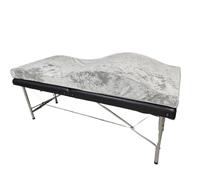 ALMLEU Materasso Ciglia Materasso For Ciglia In Schiuma Spa Lettino Di Bellezza Topper Curvo Salone Anatomico For Letto For In Memory Foam A Onda(Gray,60 * 180cm)