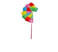 ALMLEU Nastro Ritmica Nastro da Ginnastica Artistica Professionale Che volteggia, Streamer colorato for Ragazze, Palestra, Danza, Balletto, Performance, 2M/4M, Allenamento(Rainbow-1Pc,2M)