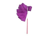 ALMLEU Nastro Ritmica Nastro da Ginnastica Artistica Professionale Che volteggia, Streamer colorato for Ragazze, Palestra, Danza, Balletto, Performance, 2M/4M, Allenamento(Purple-5Pcs,4M)