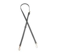 ALMLEU Tracolla per Borsa Donna 1 Set di Accessori for Tracolla for trasformazione della Spalla in Pelle Mini in Senza punzonatura(Graphite Gray-Gold)