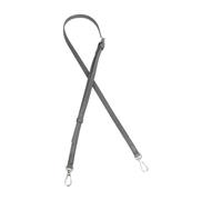 ALMLEU Tracolla per Borsa Donna 1 Set di Accessori for Tracolla for trasformazione della Spalla in Pelle Mini in Senza punzonatura(Graphite Gray-Silver)