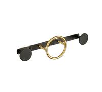ALMLNLL Ganci per pannelli forati, Brushed Brass Coat Hook, Home Decoration Wall Hook, There are 3/4/5/6/7 Hooks Suitable for Entrance, Living Room, Bedroom, Bathroom(28cm/11in)