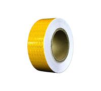 ALMLNLL Rotolo di Nastro di avvertenza Reflective Tape, Self Adhesive Fluorescent Reflector Warning Tape, 2 inch by 9.8 Feet Multicolor