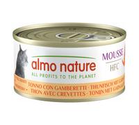 Almo Nature Cat Adult HFC Mousse Tonno e Gamberetti Megapack - Almo Nature Cat Adult HFC Mousse Tonno e Gamberetti Megapack - Lattina da 70 Gr - CONFEZIONE RISPARMIO