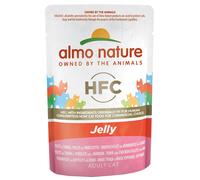 Almo Nature Alimento umido Almo Cat Jelly tonno, pollo e prosciutto, 55g