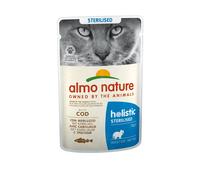 Almo Nature Functional Sterilised Cats con Merluzzo 70 g Alimento Umido per Gatti Adulti Sterilizzati