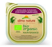 ALMO NATURE Bio Organic Maintenance Dog Vaschetta Multipack 9x300G MANZO E VERDURA