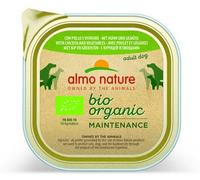 ALMO NATURE Bio Organic Maintenance Dog Vaschetta Multipack 9x300G POLLO E VERDURA