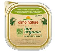 almo nature Cibo per Cani Bio Patè con Pollo e Verdure 300 g (Confezione da 9)