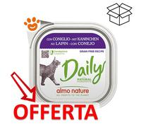 Almo Nature Cat Daily Coniglio - Almo Nature Cat Daily Coniglio - Vaschetta Da 100 Gr - CONFEZIONE RISPARMIO