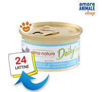 Almo Nature Cat Daily Grain Free Mousse con Tonno e Merluzzo Megapack 85 gr
